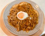 水漬けパスタで八丁味噌煮込みバターパスタ作り方6写真