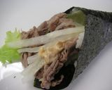 めっけもん♪簡単～牛しゃぶの手巻き作り方4写真
