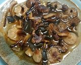 山採りエノキダケの焼きキノコ・シチュー作り方4写真