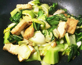 厚揚げと青梗菜の炒め煮作り方4写真