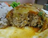 おからハンバーグ きのこデミソース作り方7写真