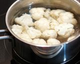 *カリフラワーとベーコンのホットサラダ*作り方2写真
