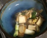 油あげと長ネギと茸の含ませ煮作り方4写真