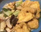油あげと長ネギと茸の含ませ煮作り方9写真
