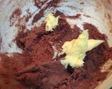 手作りレアチーズケーキ☆ラムレーズン生地作り方4写真