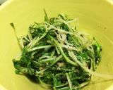 ■あと一品■水菜の白黒胡麻和え作り方5写真