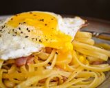 ベーコン&エッグ 朝パスタを朝食に!作り方8写真