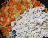 チキンとパスタの豆腐チリコンカーンソース作り方13写真
