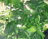 ☆ほうれん草とえのき茸のバター醤油炒め☆作り方5写真