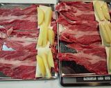 バターしょうゆ♪牛肉のチーズポテトロール作り方3写真