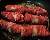バターしょうゆ♪牛肉のチーズポテトロール作り方4写真