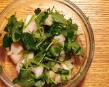 ホタテと三つ葉のかきあげ&とり天作り方3写真