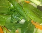 簡単副菜♡チンゲン菜ときのこの中華風炒め作り方3写真