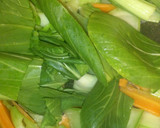 簡単副菜♡チンゲン菜ときのこの中華風炒め作り方3写真
