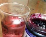 ブルーベリージャムで！黒酢ドリンク作り方1写真