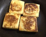パリパリ油揚げの納豆挟み焼き作り方4写真