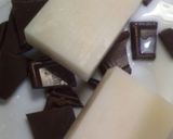 切り餅De チョコ餅作り方2写真
