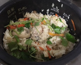 牡蠣の炊き込み御飯作り方5写真