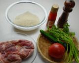土鍋炊き★シンガポール風チキンライス作り方1写真