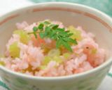 土鍋炊き★桜海老と蕗の香りご飯作り方8写真