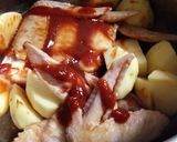 圧力鍋で、手羽先とじゃがいものトロッと煮作り方3写真