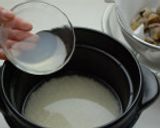 土鍋炊き★あさりと菜の花のご飯作り方5写真