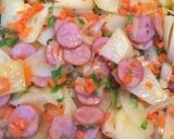 彩り野菜♪スパニッシュオムレツ作り方2写真