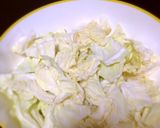 サラダのようなシヤキっとキャベツの酢味噌作り方1写真