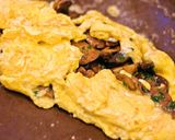 きのことハーブとチーズのふんわりオムレツ作り方8写真