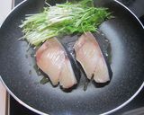 フライパンでブリの塩レモン焼き作り方6写真