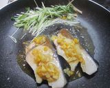 フライパンでブリの塩レモン焼き作り方9写真