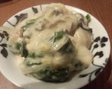 簡単❤牡蠣とほうれん草のグラタン作り方6写真