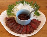 牛叩き、和風リンゴソース添え作り方6写真