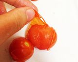 超簡単！レンジでミニトマトの湯むき作り方5写真