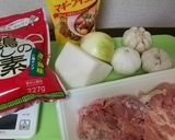 ご飯SUSUMU　鶏かぶらのバクテー定食作り方1写真