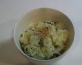 簡単！❀高菜と塩昆布の炊き込みご飯作り方4写真