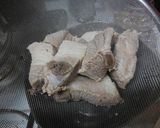 豚カルビ煮（韓国風　豚の角煮）作り方4写真