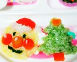 離乳食中期 クリスマスプレート作り方4写真