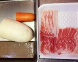 【糖質制限】【副菜】豚バラ大根の煮物作り方1写真