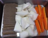 【糖質制限】【副菜】豚バラ大根の煮物作り方2写真