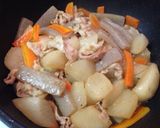 【糖質制限】【副菜】豚バラ大根の煮物作り方13写真