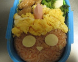 節分におにのお弁当（キャラ弁）（幼稚園）作り方3写真