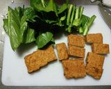 小松菜とさつま揚げの炒め物作り方1写真