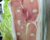 白菜ミルフィーユ豚薄切り作り方1写真