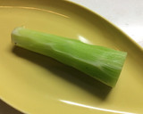 生・茎レタスの葉と茎のおひたし作り方2写真