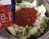 ふんわりロール白菜のスタミナトマト煮作り方16写真