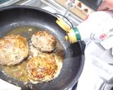 パセリ豆腐バーグ。バター醤油ソース！作り方8写真