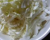 とろとろ白菜のおなかに優しいミルクスープ作り方1写真
