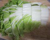 ヘルシー☆ささみと白菜のミルフィーユ鍋作り方1写真