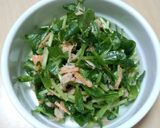 豆苗とツナ缶の簡単レモンサラダ作り方5写真
